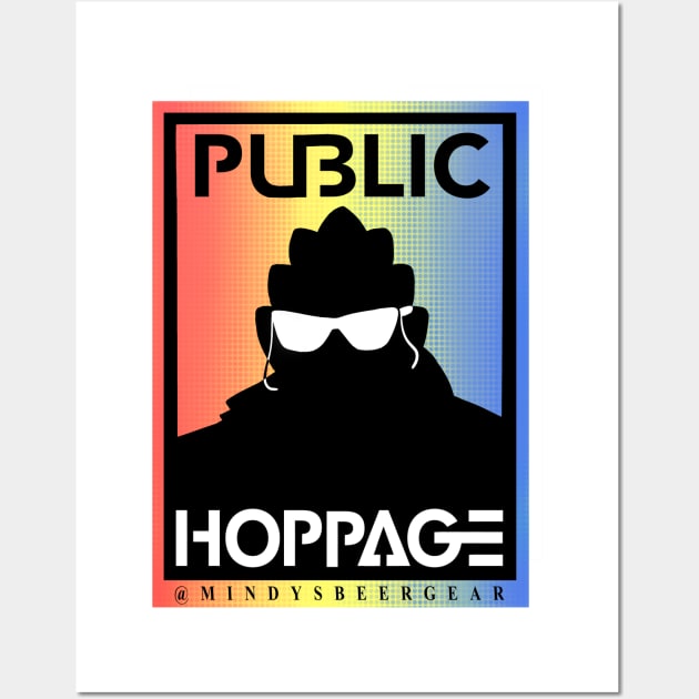 Public Hoppage Clothing Wall Art by Mindy’s Beer Gear